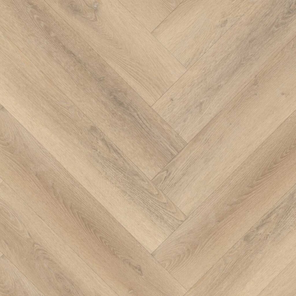Topview van Belakos PVC Palazzo Visgraat XL 76, natuurgetrouwe visgraatvloer met warme eiken uitstraling