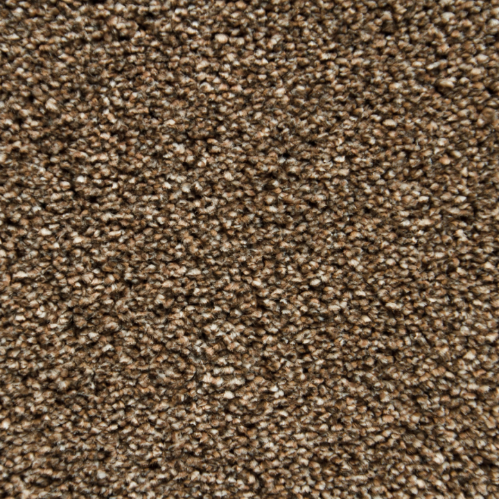 Close-up van Belakos Tapijt Home Diamond 94 in een warme bruine kleur, aangeboden door de Zoetermeerse vloerenspecialist – ideaal voor een comfortabele en stijlvolle woonruimte.
